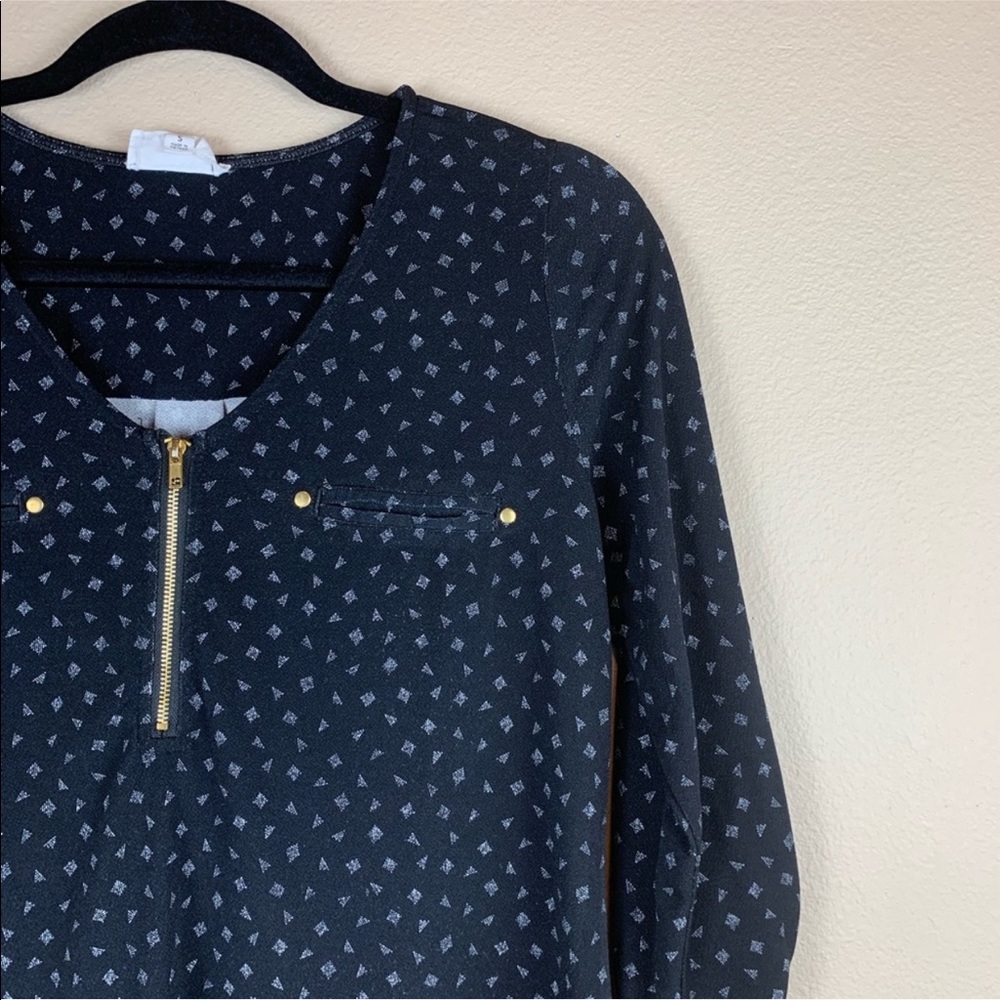 The Workshop Diamond Detail 1/4 Zip Top